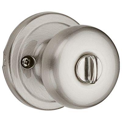 Kwikset Juno Keyed Entry Knob Featuring SmartKey in Satin Nickel