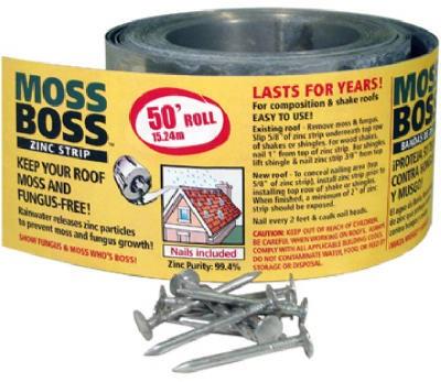 PEAK Moss Boss 2-5/8 in. X 50 Ft. Zinc Moss Killer