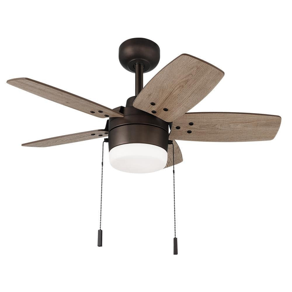 BLADES ONLY Waterly 32 in. Indoor in Plated Bronze Ceiling Fan with Integrated LED