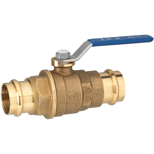 1 in. Press X 1 in. Press Lead Free Brass Ball Valve