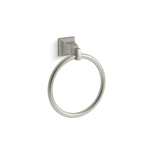 Kallan Towel Ring in Vibrant Brushed Nickel