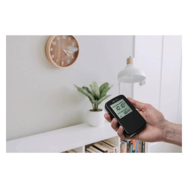Airthings Corentium Battery-Operated Lightweight Digital Home Radon Detector with LCD Display for Continuous and Long-Term Monitoring