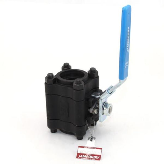 Jamesbury Forged Steel Ball Valve, 1/2 in. NPT, 3000 WOG