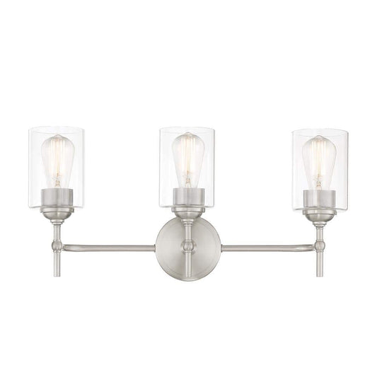 Ayelen 3-Light Vanity Fixture Brushed Nickel