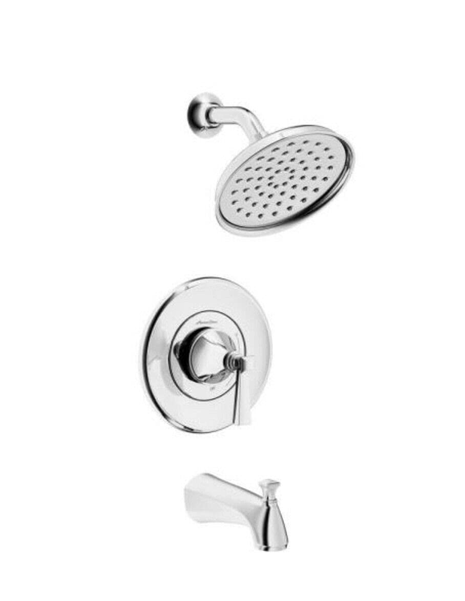 American Standard Rumson Single-Handle 1-Spray Tub and Shower Faucet with 1.8 GPM in Polished Chrome Valve Included