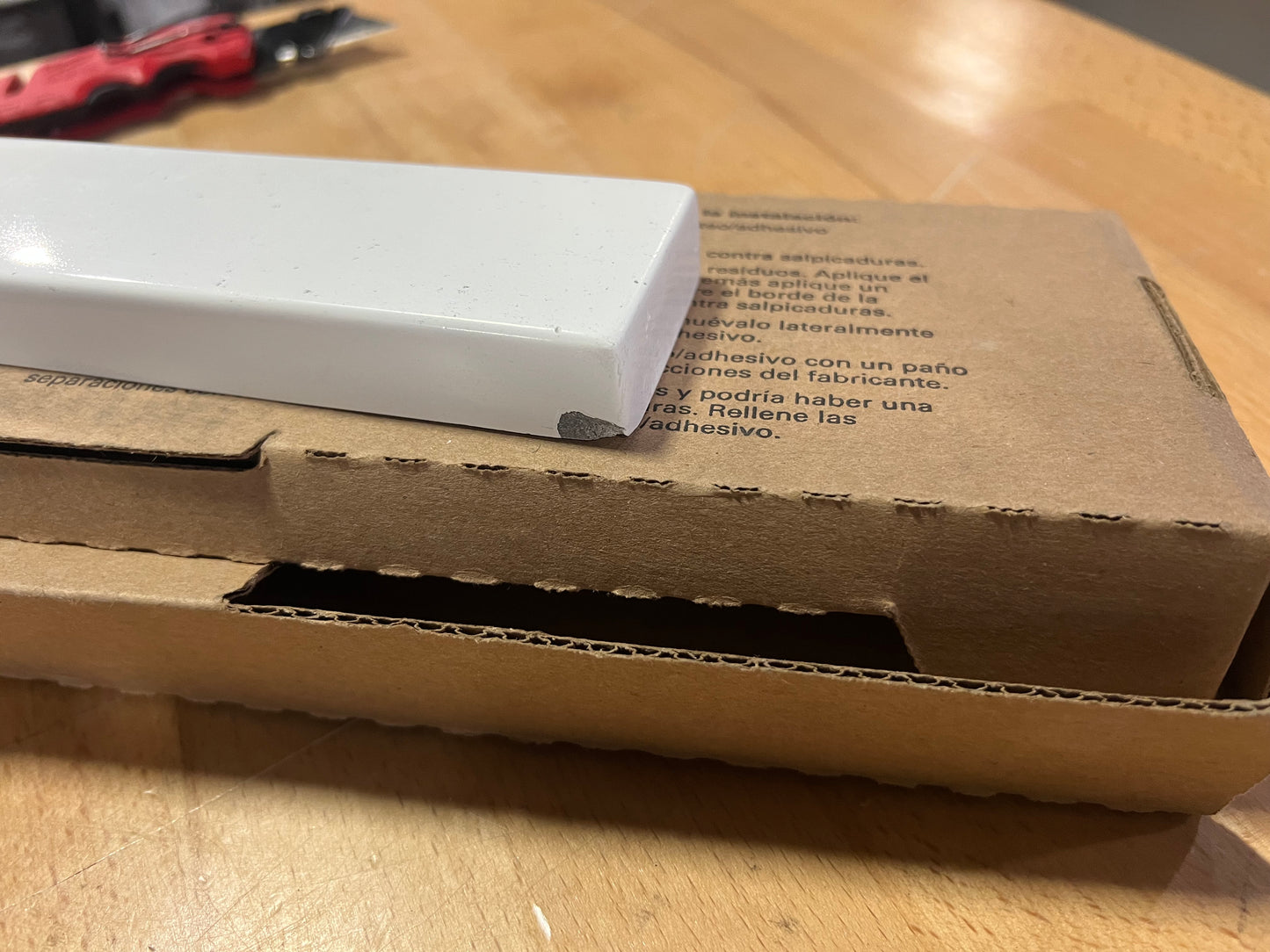 24-1/2 in. Solid Surface Technology Backsplash in Arctic