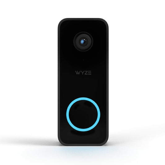 WYZE Wired Doorbell Camera v2(existing doorbell Wiring Required), 2K Security Video Doorbell, Color Night Vision, 2-Way Audio, Package Monitor, Works with Alexa & Google Assistant. Free Expert Setup