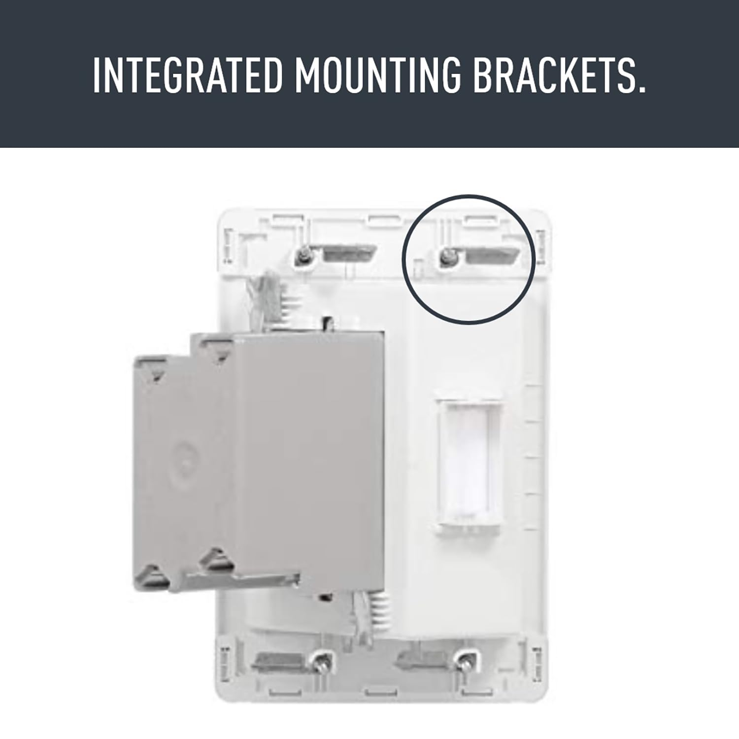 Legrand Pass & Seymour TV1WTVSSWCC2 1 Gang Recessed TV Box with Surge Protective and Low Voltage Kit, White (1 Count)