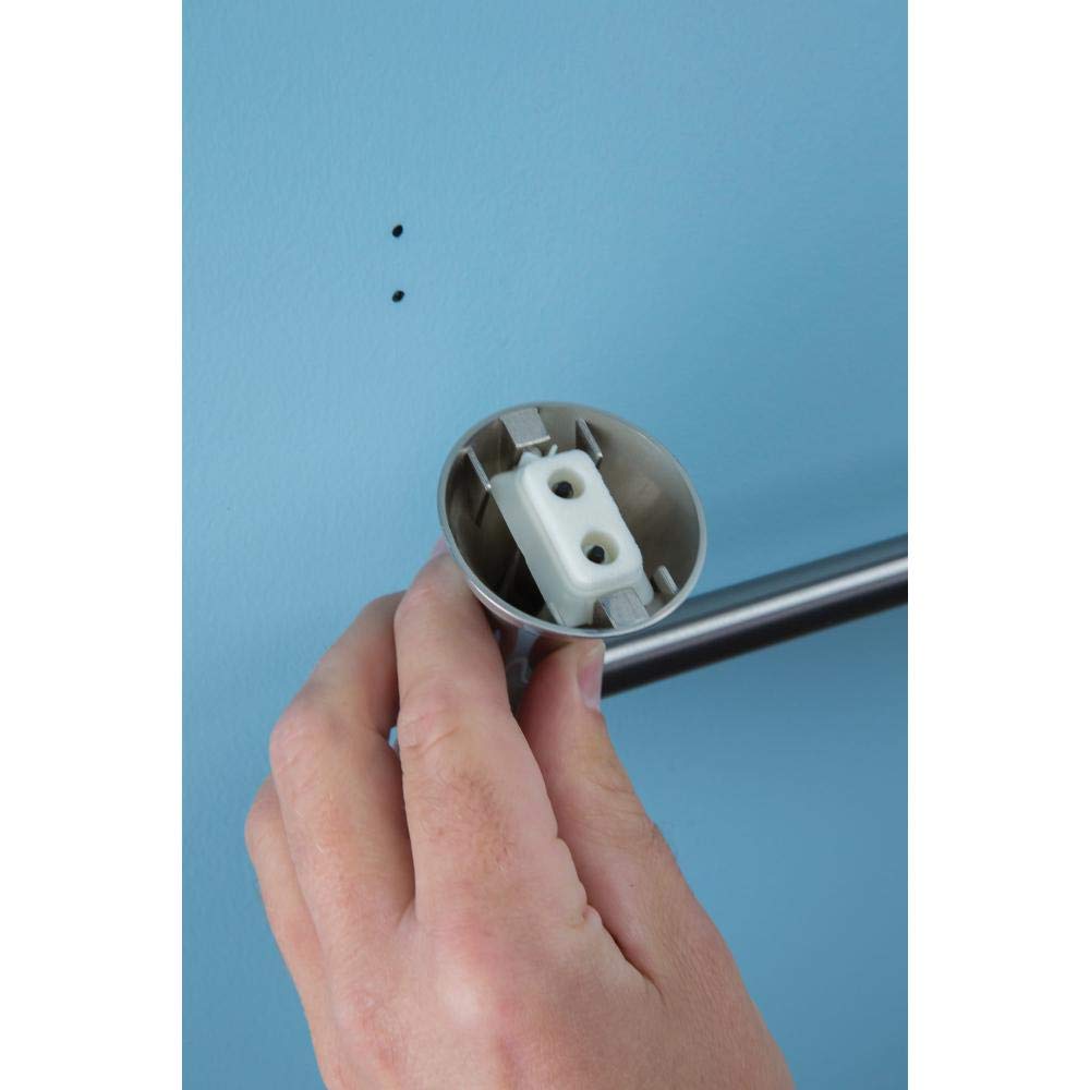 Moen Darcy 24 in. Towel Bar with Press and Mark in Brushed Nickel