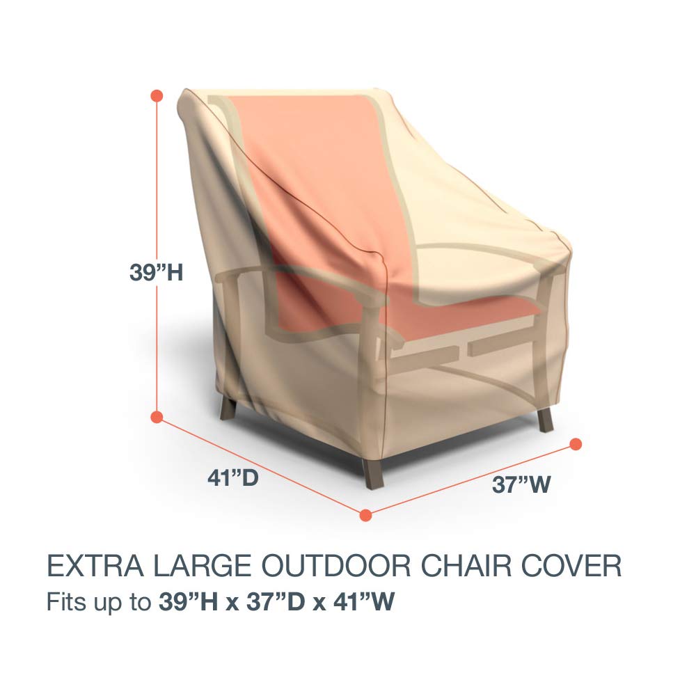 Budge Sedona Patio Chair Cover, Tan, Extra Large