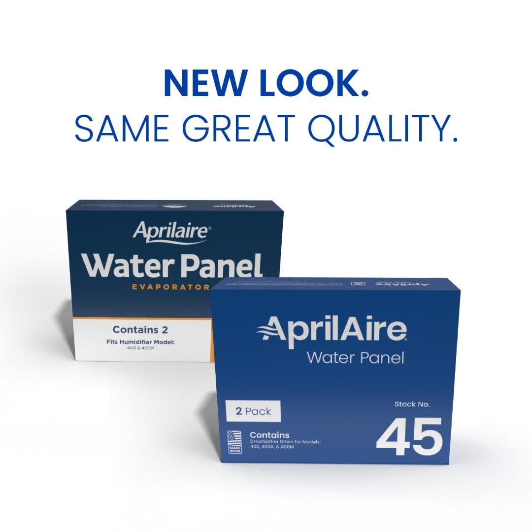 AprilAire 45 Water Panel Humidifier Filter Replacement for AprilAire Whole-House Humidifier Models 400, 400A, 400M (Pack of 10)
