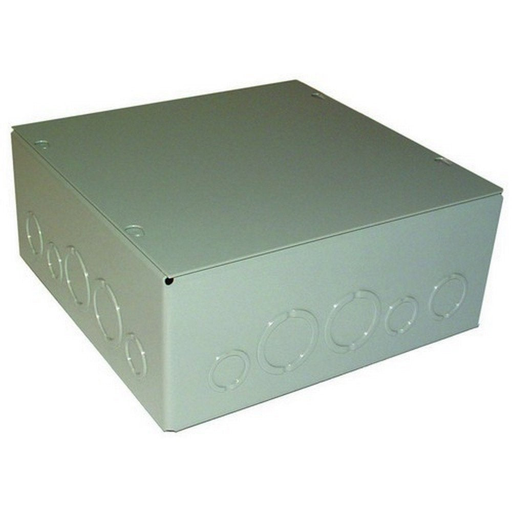 Raco Pull Box Screw Cover 10 "X10 "X4 " Steel Gray Bulk