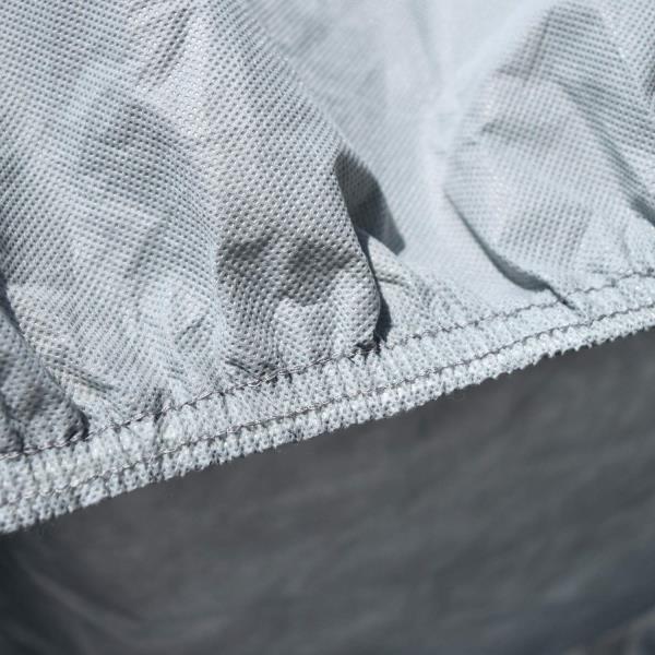 Budge Rain Barrier Hatchback Car Cover, Outdoor, Waterproof, Hatchback Car Cover fits Cars up to 161", Gray