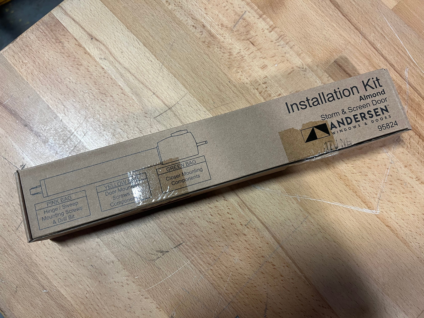 Andersen Almond Installation Kit for Storm & Screen Door, 95824