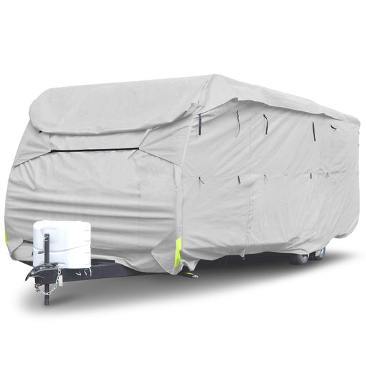 Budge Premier Toy Hauler RV Covers Fits Toy Hauler RVs up to 29' Long (Gray, Polyester), 348" L x 105" W x 116" H