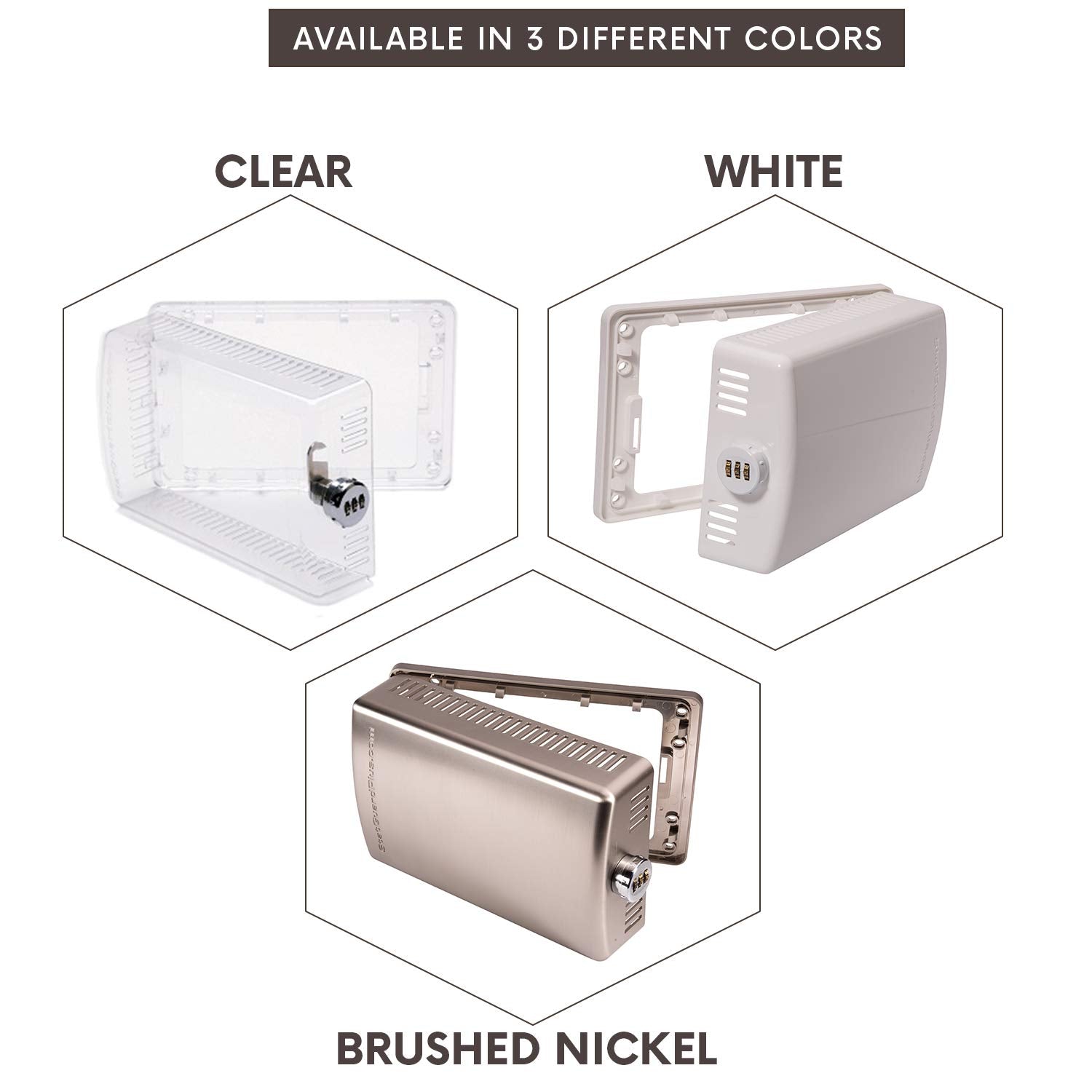 STATGUARDPLUS Thermostat Guard with Changeable Code Combination Lock