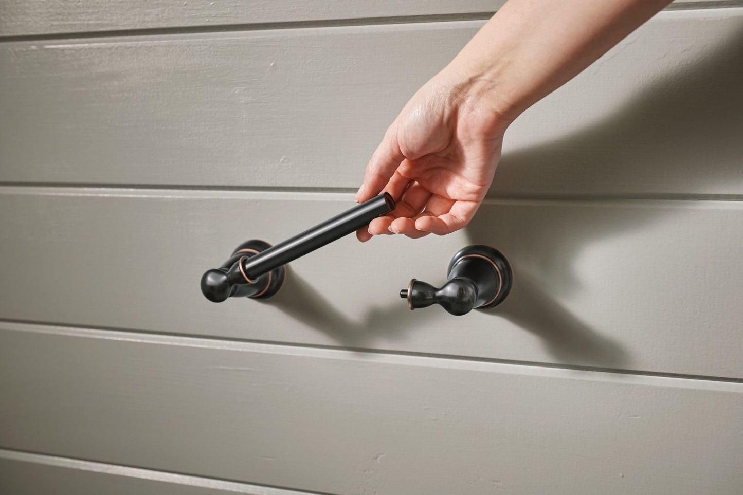 Moen Y2608BRB Banbury Pivoting Paper Holder, Mediterranean Bronze