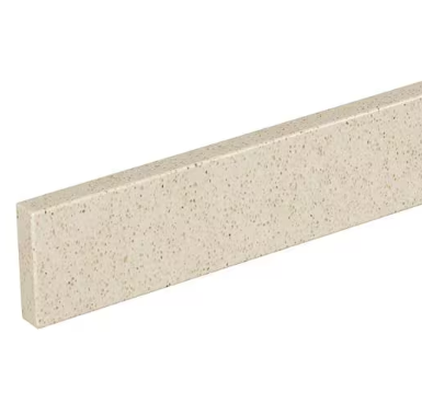 J COLLECTION 22" x 4" Cultured Marble Side Splash in Winter Snow