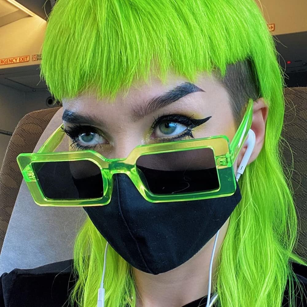 MANIC PANIC Classic Electric Lizard Semi Permanent Hair Color - Bright Neon Green Hair Dye for Women & Men That Lasts 4-6 Weeks - Vegan, Ammonia & Cruelty-Free - Create & Mix Custom Shades (4oz)