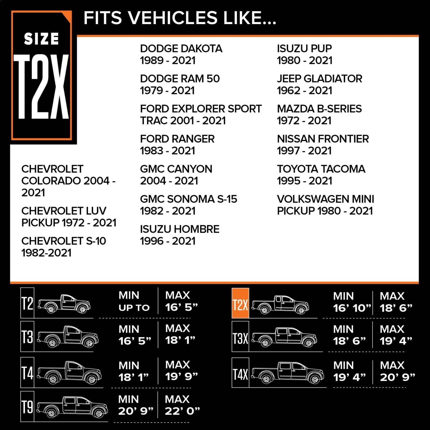 Budge Rain Barrier Truck Cover, Outdoor, Waterproof, Breathable, Truck Cover fits Trucks up to 222" L x 60" W x 56" H, Gray, Size 2X: Extended Cab Max Bed Length 7' (84 inches) (TRB-2X)