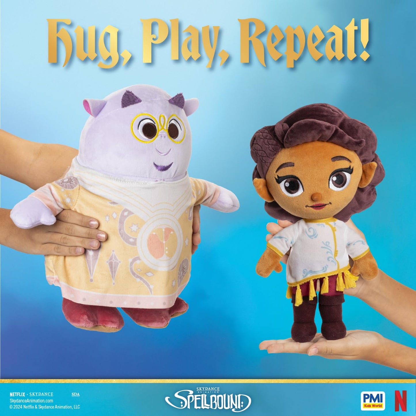 Spellbound Movie Collection - 12 Inch Huggable Plush Characters - Collect Them All (Sunny)