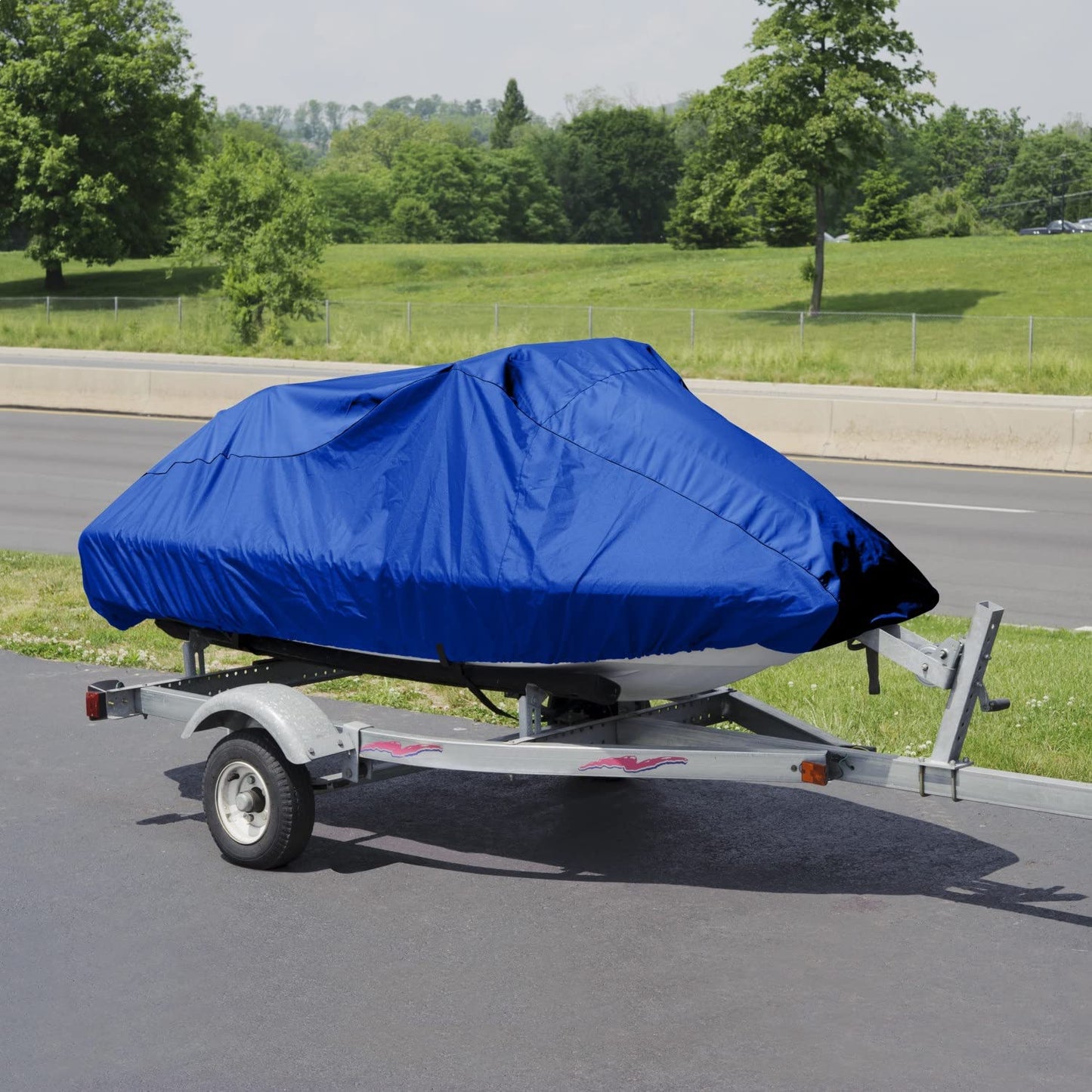 Budge BA-52 Jet Ski Cover Fits Jet Skis 116" to 135" Long, Blue