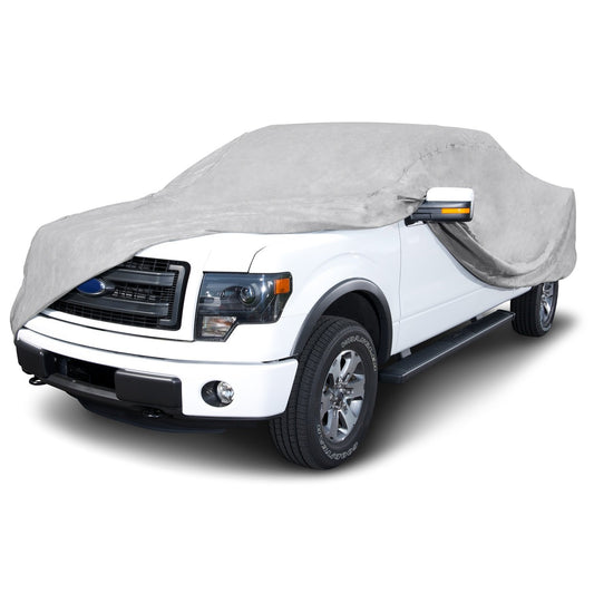 Budge Lite Truck Cover Indoor, Dustproof, UV Resistant Truck Cover Fits Full Size Trucks up to 264" L x 80" W x 60" H, Gray