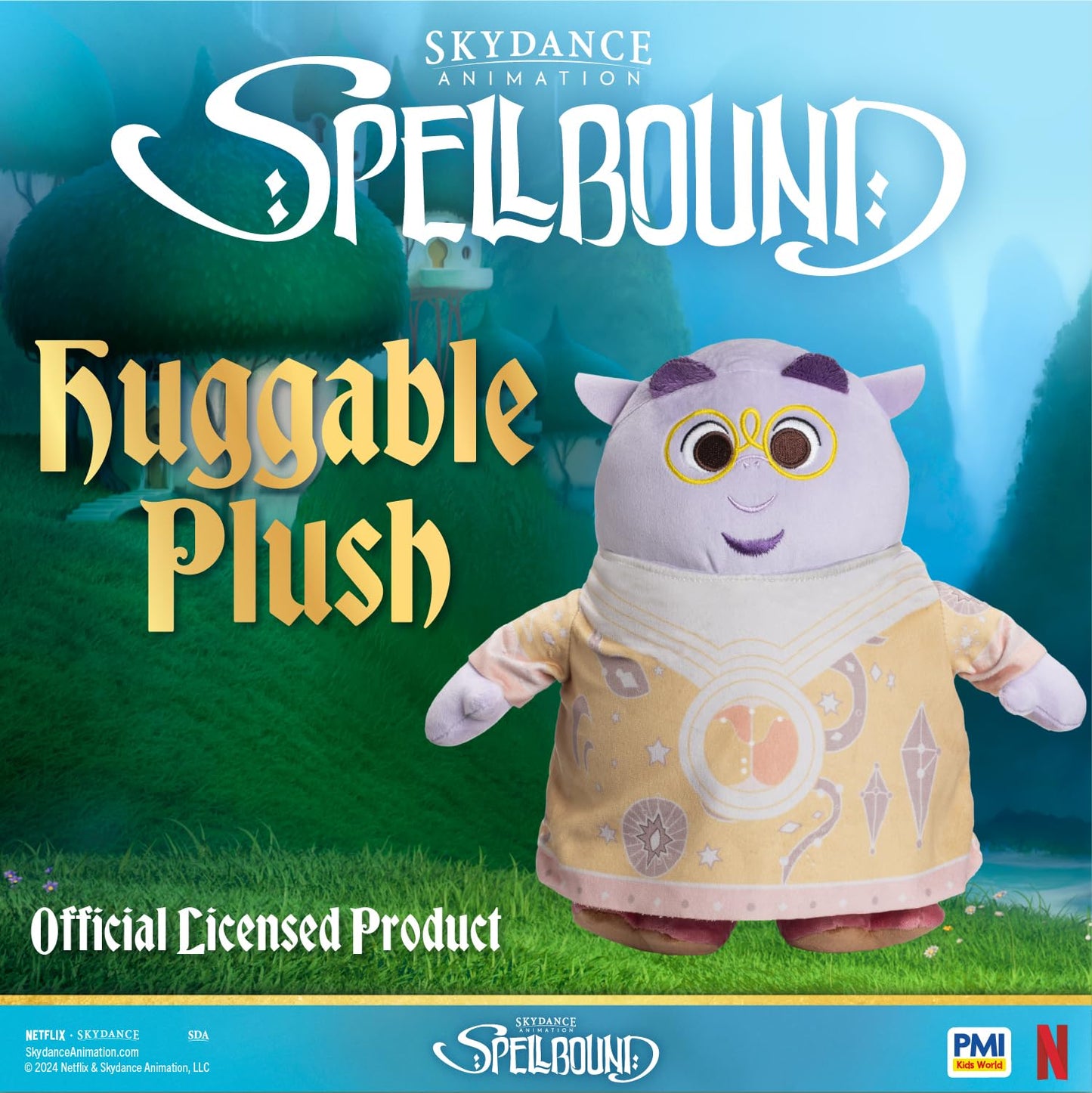 Spellbound Movie Collection - 12 Inch Huggable Plush Characters - Collect Them All (Sunny)