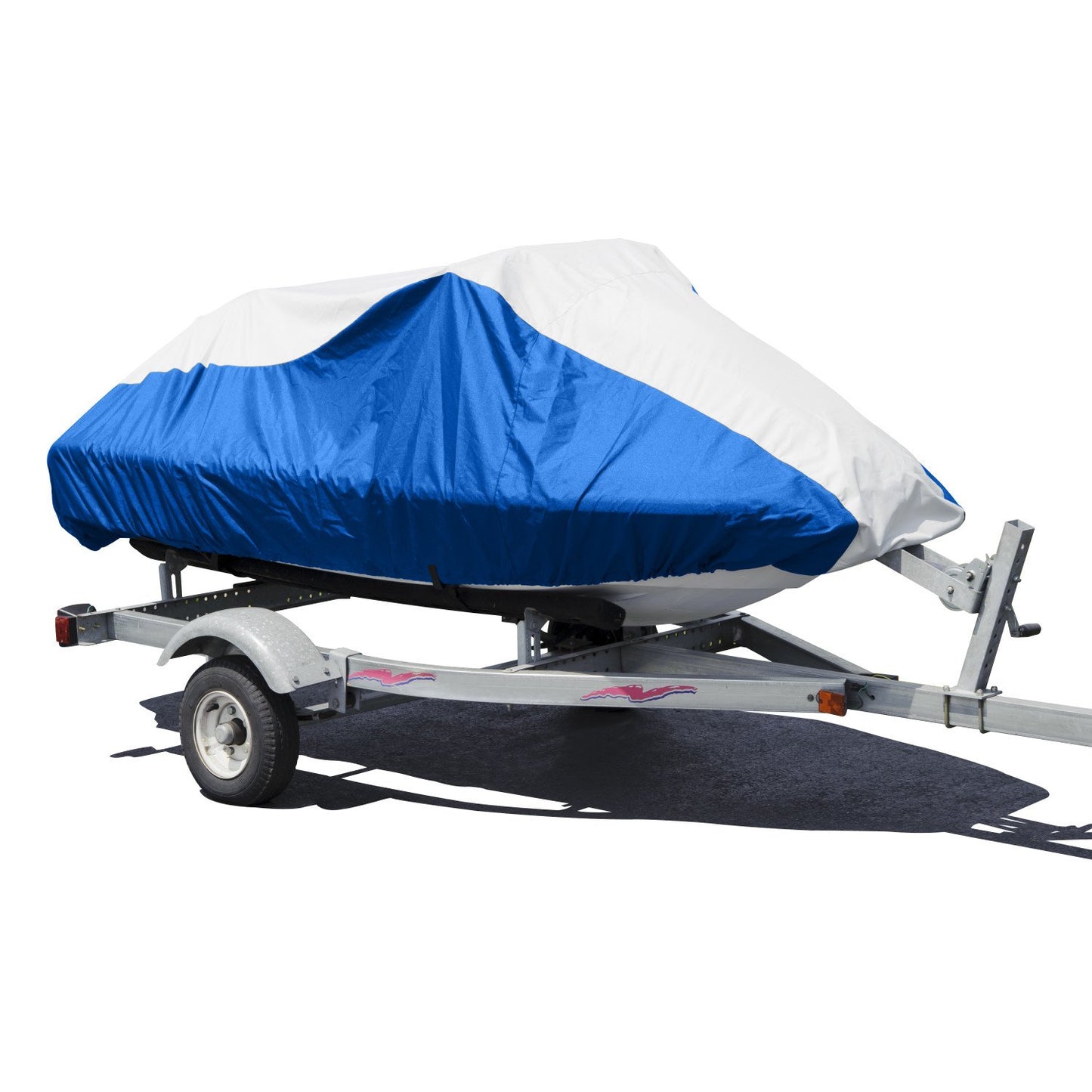 Budge Deluxe Jet Ski Cover Fits Jet Skis 106" to 115" Long, Blue/Gray (BA231213012)