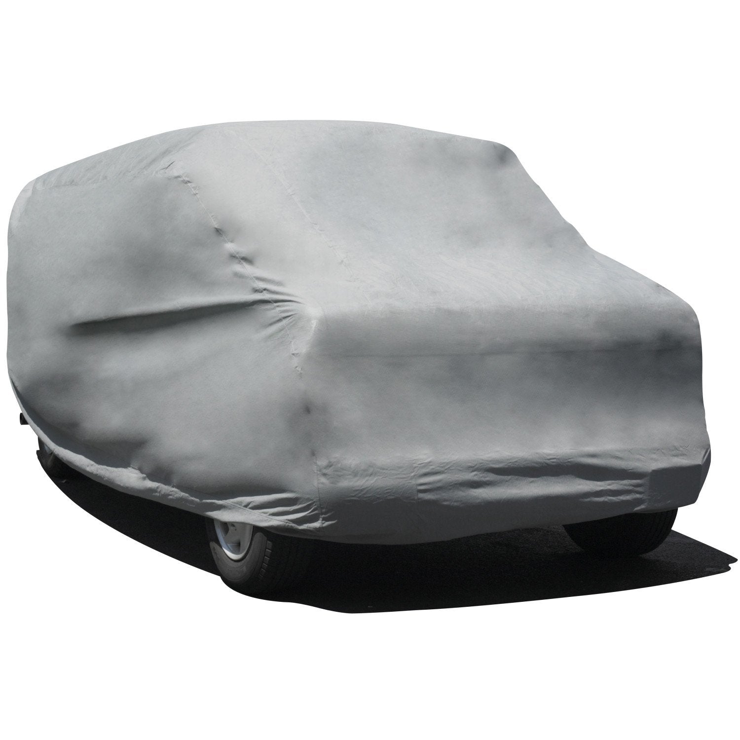 Budge - VD-1 Duro 3 Layer Mini Van Cover, Water Resistant, Scratchproof, Dustproof Cover, Fits Vans up to 18', Gray