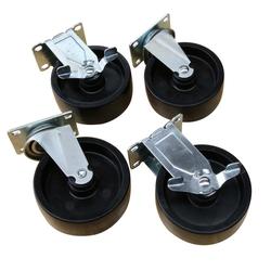 5 in. Caster Kit for Ready-to-Assemble Steel Garage Base Cabinets