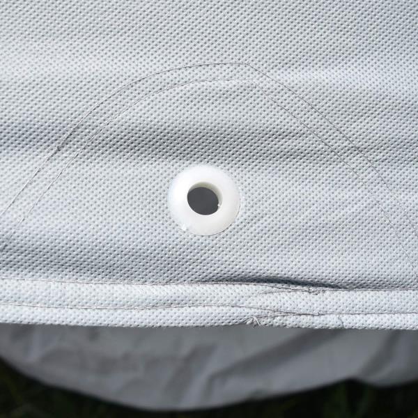 Budge Rain Barrier Hatchback Car Cover, Outdoor, Waterproof, Hatchback Car Cover fits Cars up to 161", Gray