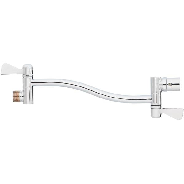0.8 Straight Adjustable Shower Arm in Chrome