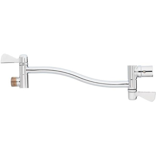 0.8 Straight Adjustable Shower Arm in Chrome