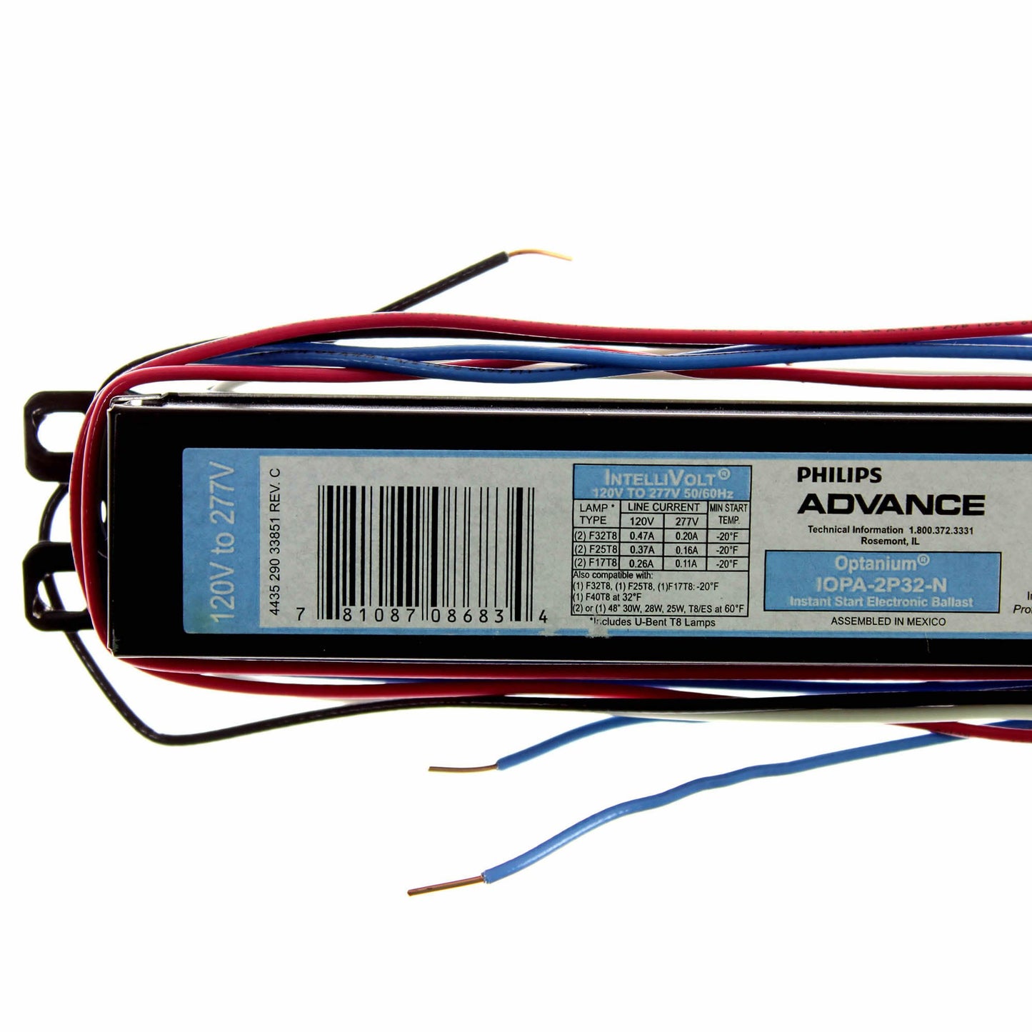 Philips Advance 08683 - IOPA-2P32-N T8 Fluorescent Ballast