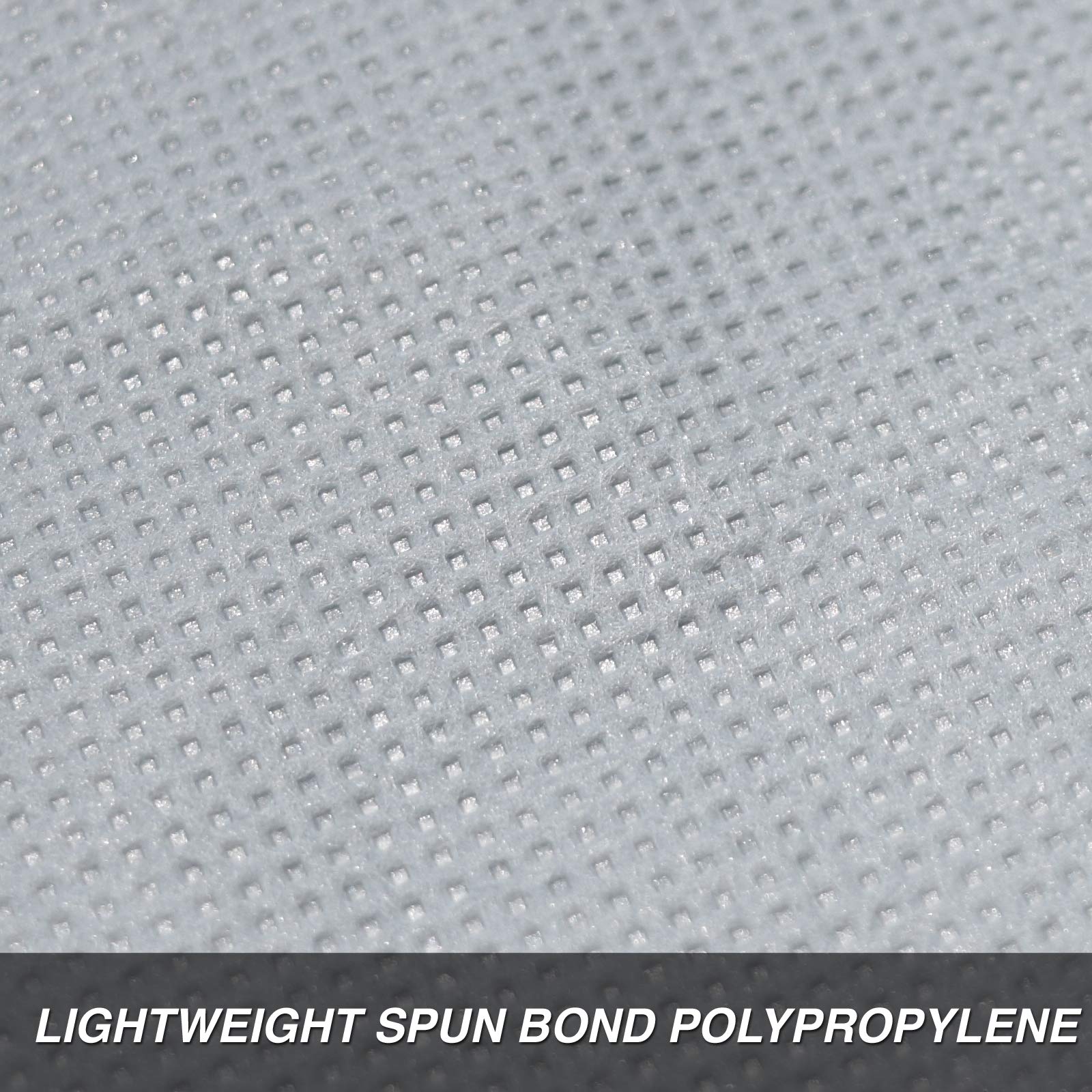 Budge Lite Car Cover, Indoor Protection, Breathable Dustproof Cover, Fits Mid-Size Sedans up to 200 Inches, Gray, Size 3