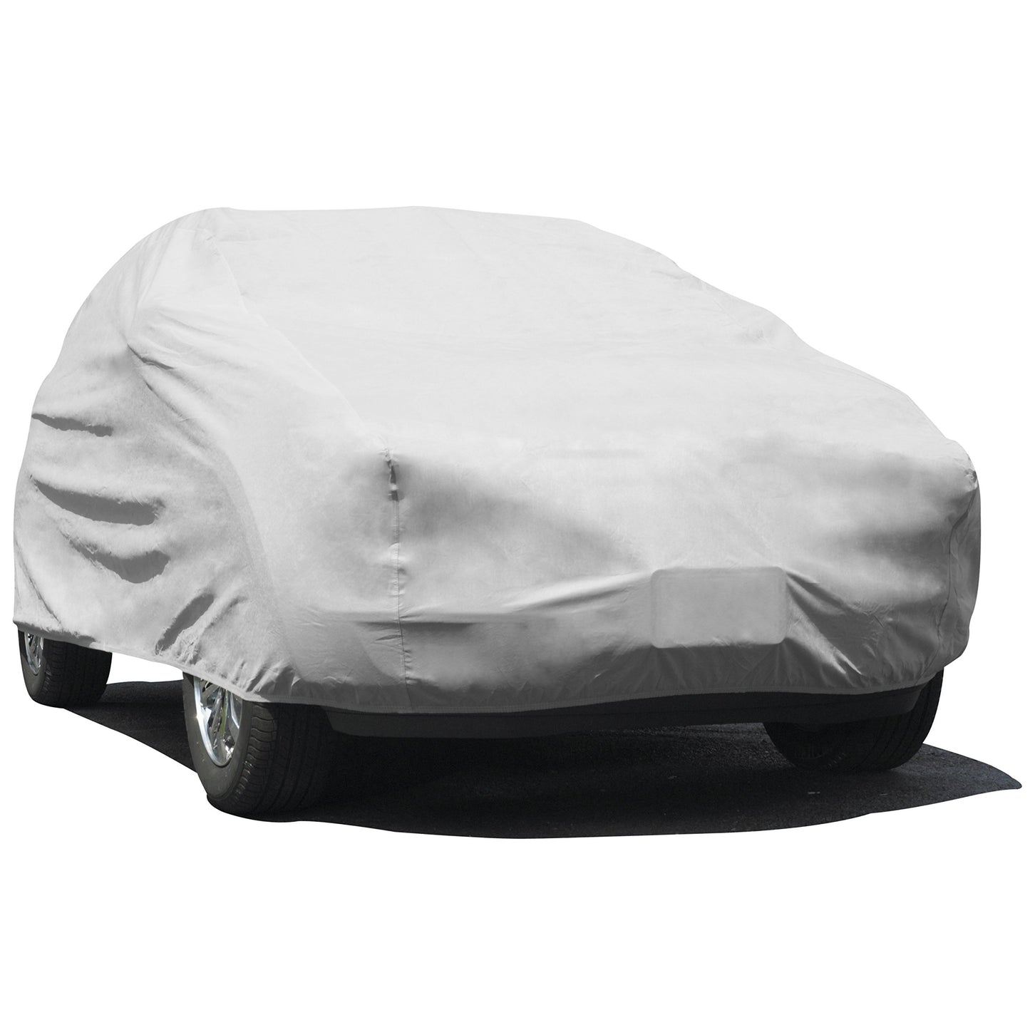 Budge Lite SUV Car Cover, Single-Layer Breathable Indoor Dust Proof Protection, Lightweight Non-Abrasive Fabric, Fits SUVs up to 210" L x 68" W x 60" H, Gray