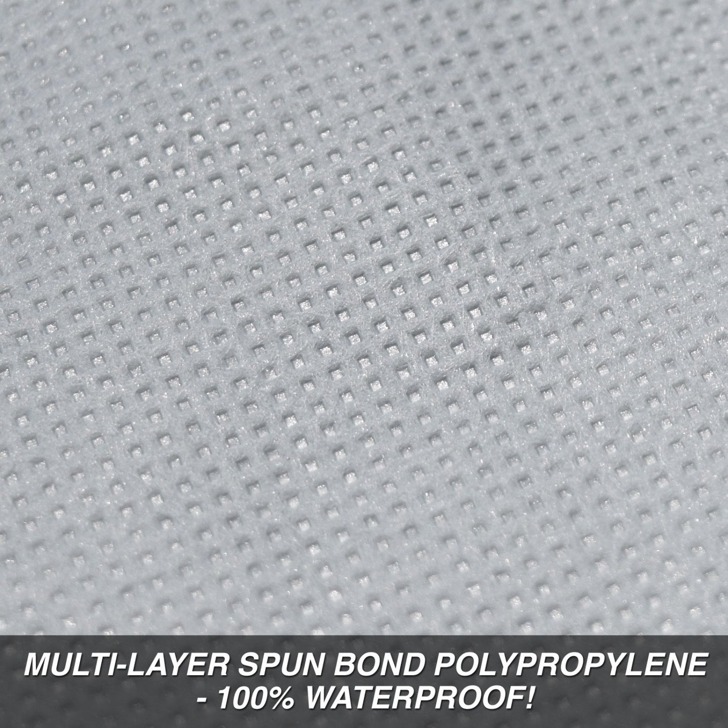 Budge Custom Rain Barrier Volkswagen Beetle Cover Fits Standard Volkswagen Beetle - (Polypropylene with Waterproof Film, Gray) (C-1052)