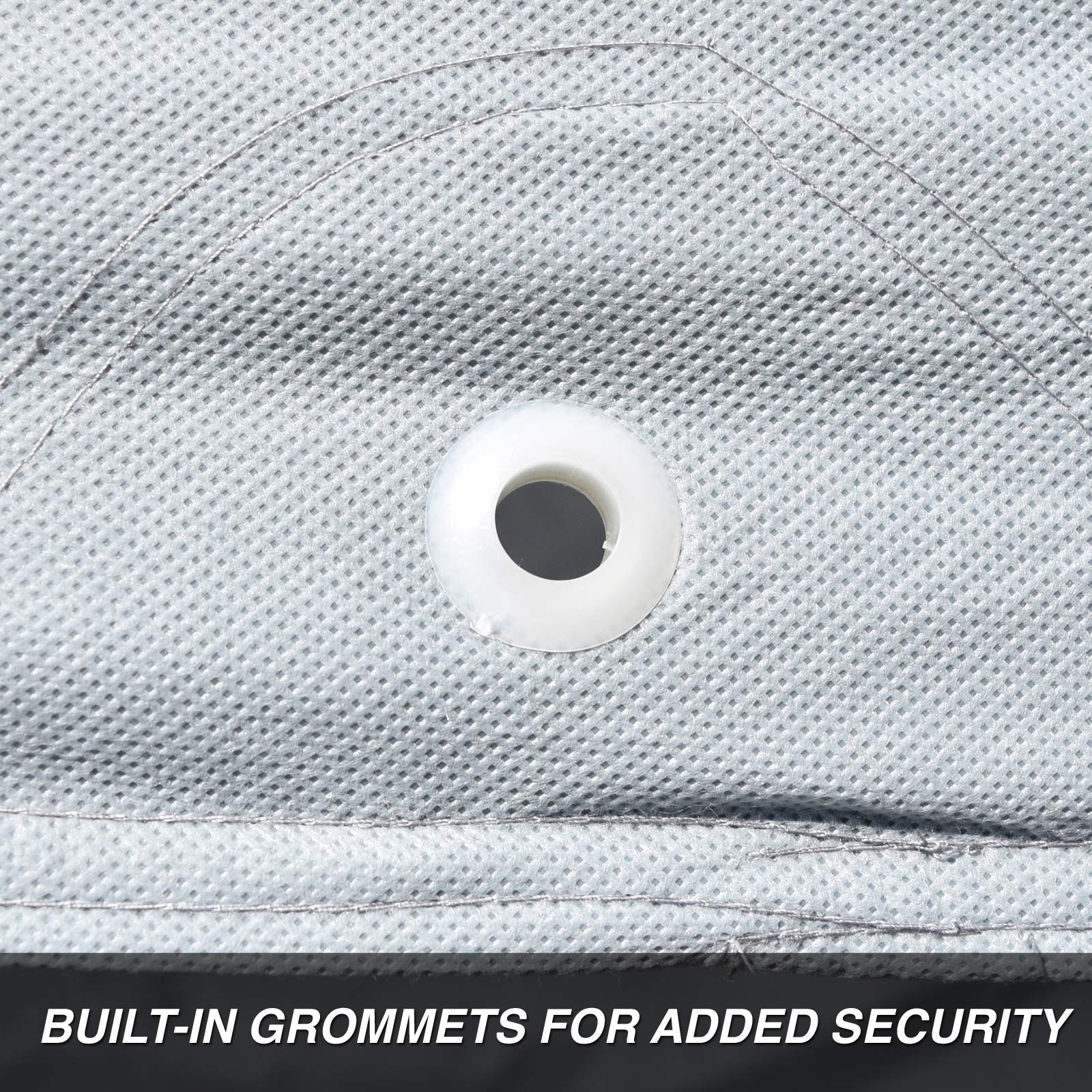 Budge Lite Car Cover, Indoor Protection, Breathable Dustproof Cover, Fits Mid-Size Sedans up to 200 Inches, Gray, Size 3