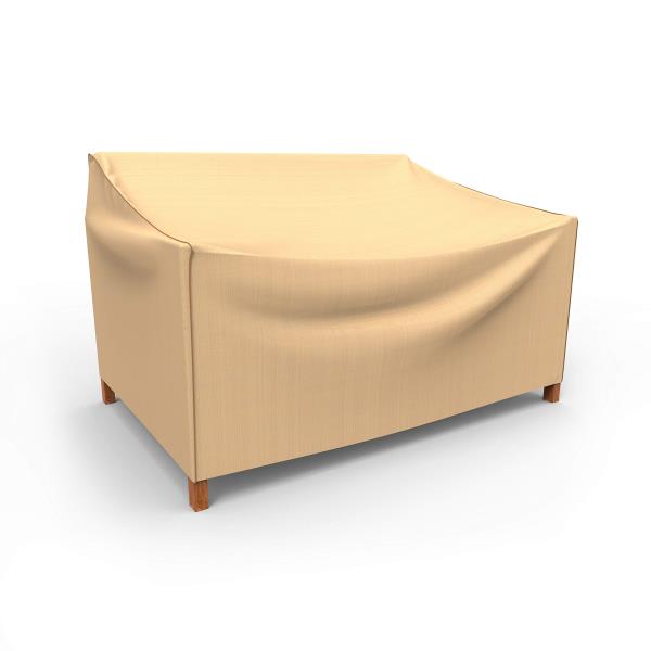 Budge Sedona Patio Loveseat Cover, Tan, Small