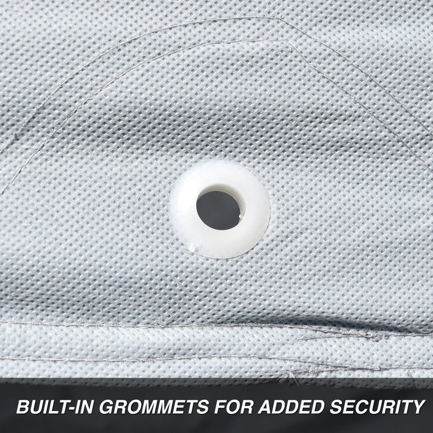 Budge Rain Barrier Car Cover, Outdoor, Water-Resistant, Breathable, Car Cover fits Cars up to 200", Gray