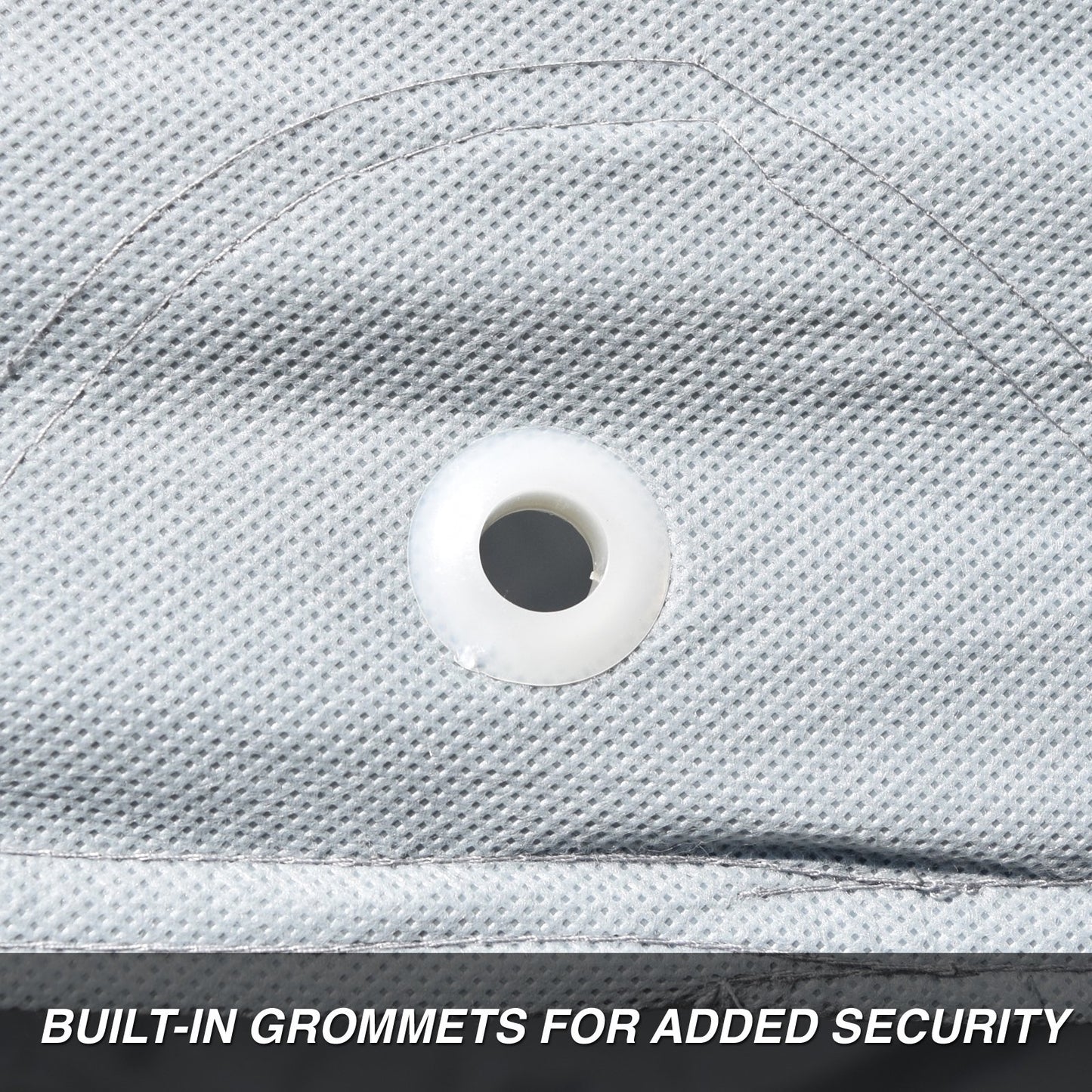 Budge Ultra Duro Car Cover, 3-Layer UV & Water Resistant Outdoor Protection, Fits Cars up to 264”, Gray, Size D-5