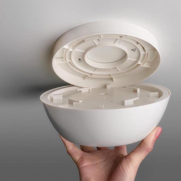 Beams MB990 300 Lumen LED UltraBright Wireless Battery Powered Motion Sensing Indoor/Outdoor Ceiling Light, 1-Pack, White