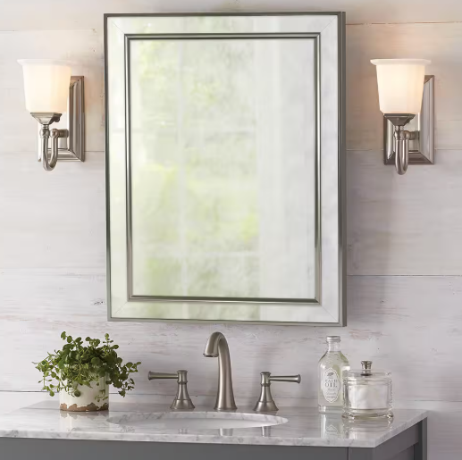 Lookup failed manually edit20 in. W x 26 in. H Rectangular Medicine Cabinet with Mirror