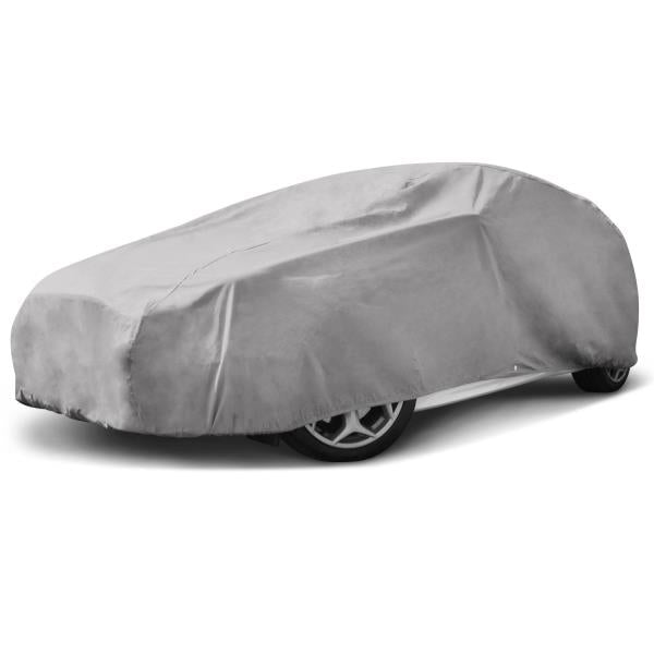 Budge Duro 3 Layer Hatchback Cover, Water Resistant, Scratchproof, Dustproof Cover, Fits Hatchbacks up to 15'3", Gray