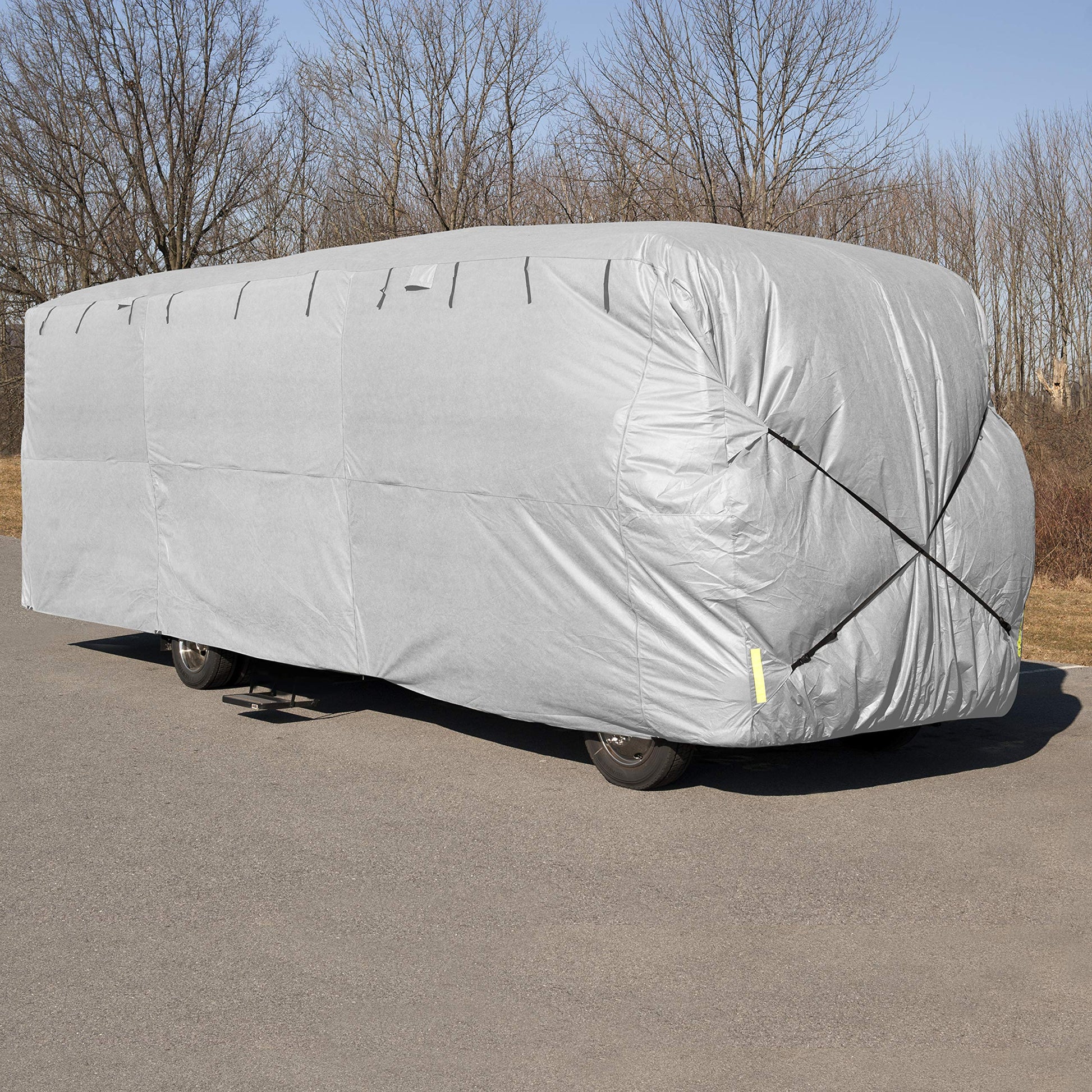 Budge Premier Class A RV Cover Fits Class A RVs up to 40' Long (Gray, Polyester), 40' L x 110" W x 114" H (RVRP-6)