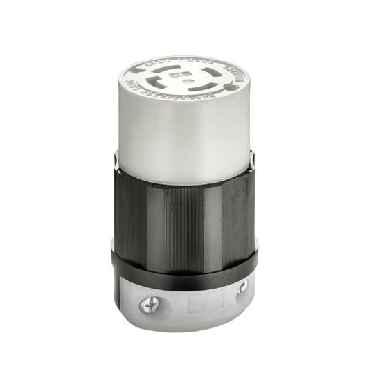 Leviton Commercial Nylon Curved Blade/Ground Locking Connector L14-30R 3 Pole 4 Wire