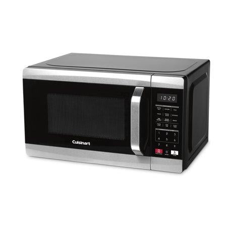 0.7 Cu. Ft. 700-Watt Countertop Microwave in Black and Stainless Steel