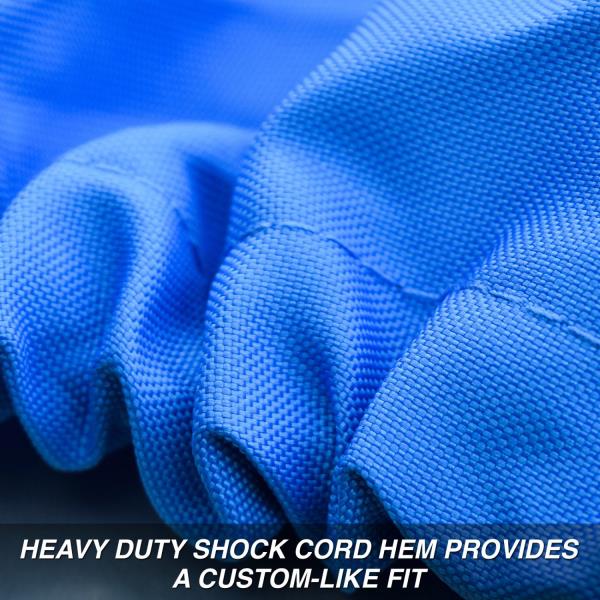 Budge B-601-X8 600 Denier V-Hull Runabout Boat Cover Gray 22' - 25' Long, 106" Beam Width Waterproof, UV Resistant