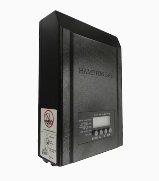 Low-Voltage 120-Watt Landscape Lighting Transformer with Dusk to Dawn Sensor